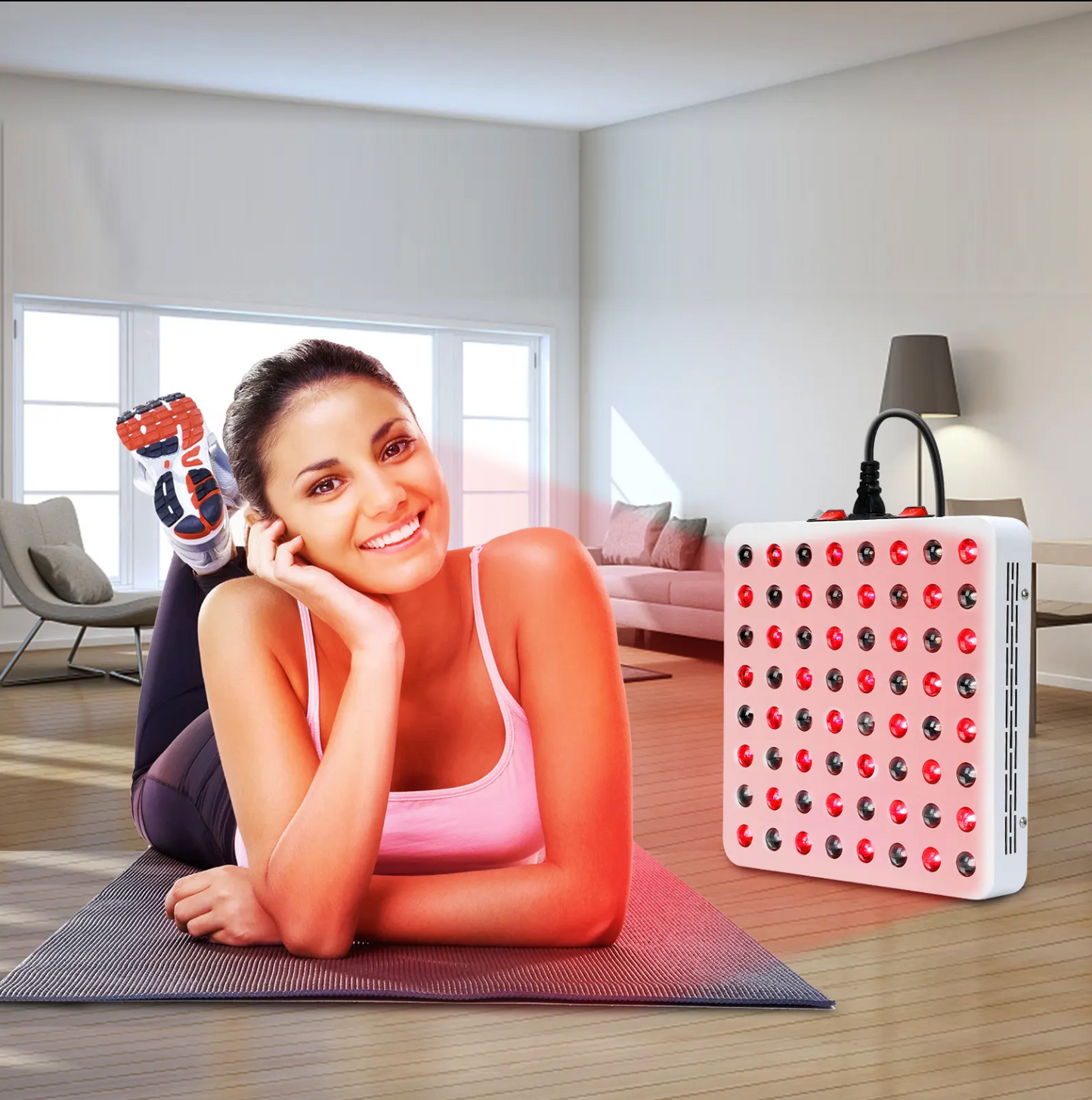 Compact Dual-Mode Red Light Therapy Panel - Perfect for Home & Travel