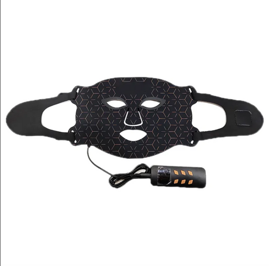 Led Light Therapy Facial Mask Black