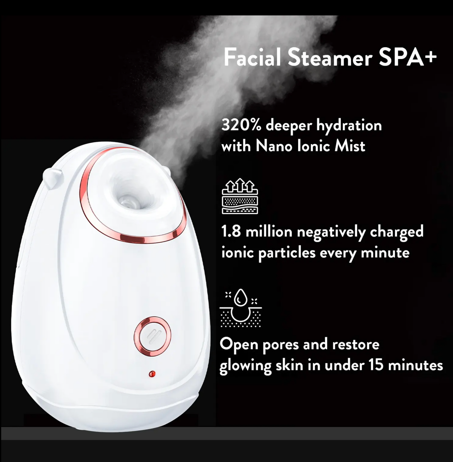 NanoGlow™ Facial Steamer